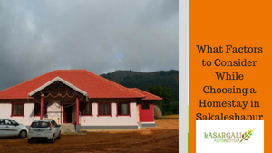 What Factors to Consider While Choosing a Homestay in Sakaleshapura